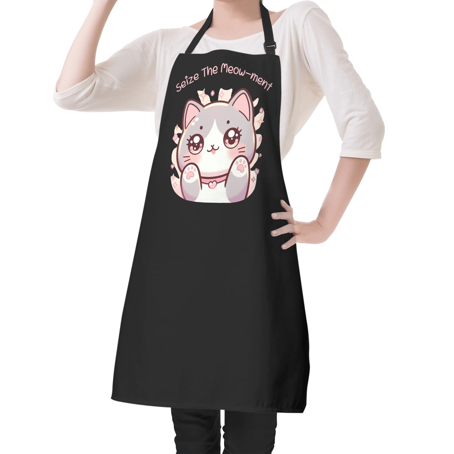 Seize The Meow-ment | Apron – Water-Resistant Style That Works Hard