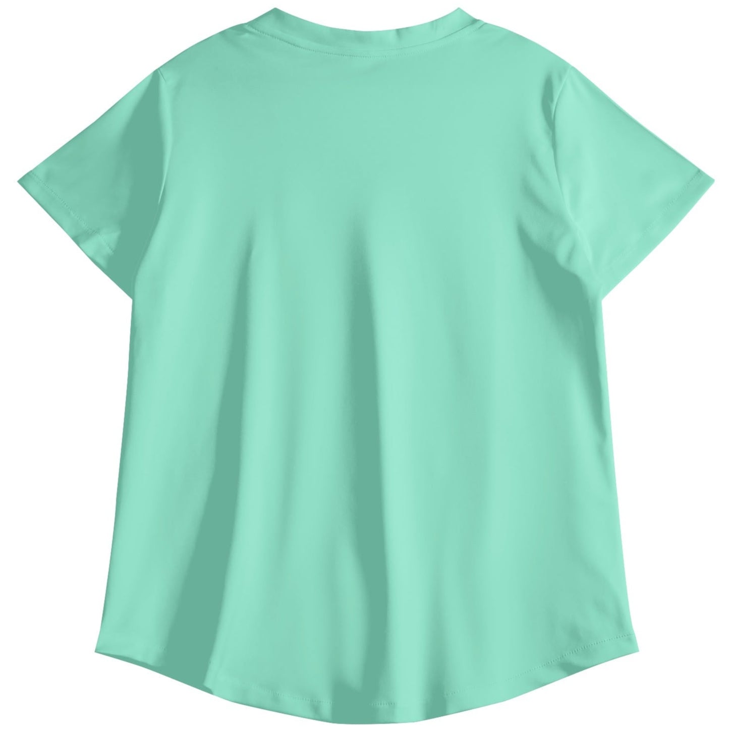 Be A Nurse They Said, It'll Be Fun They Said | Women's V-Neck Nursing Scrub Top - 2-Tone Seafoam