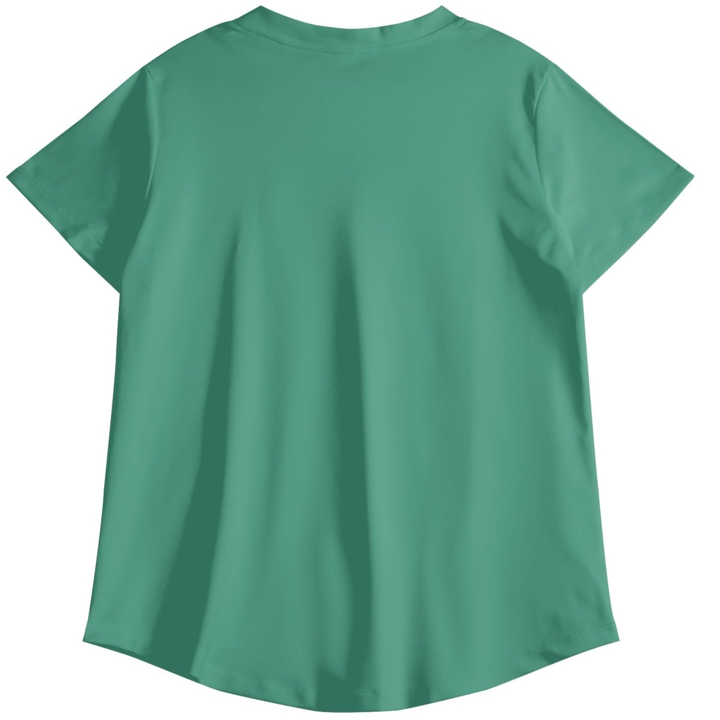 Be A Nurse They Said, It'll Be Fun They Said | Women's V-Neck Nursing Scrub Top - 2-Tone Seafoam