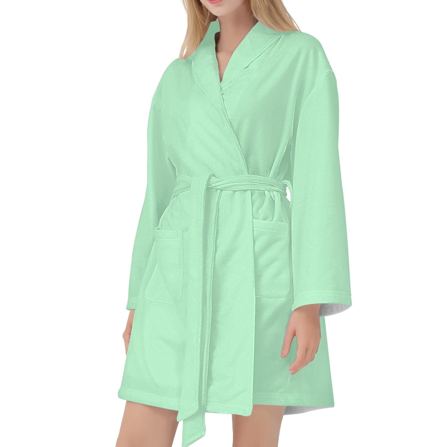 Is This Jolly Enough? Womens Short Christmas Bathrobe