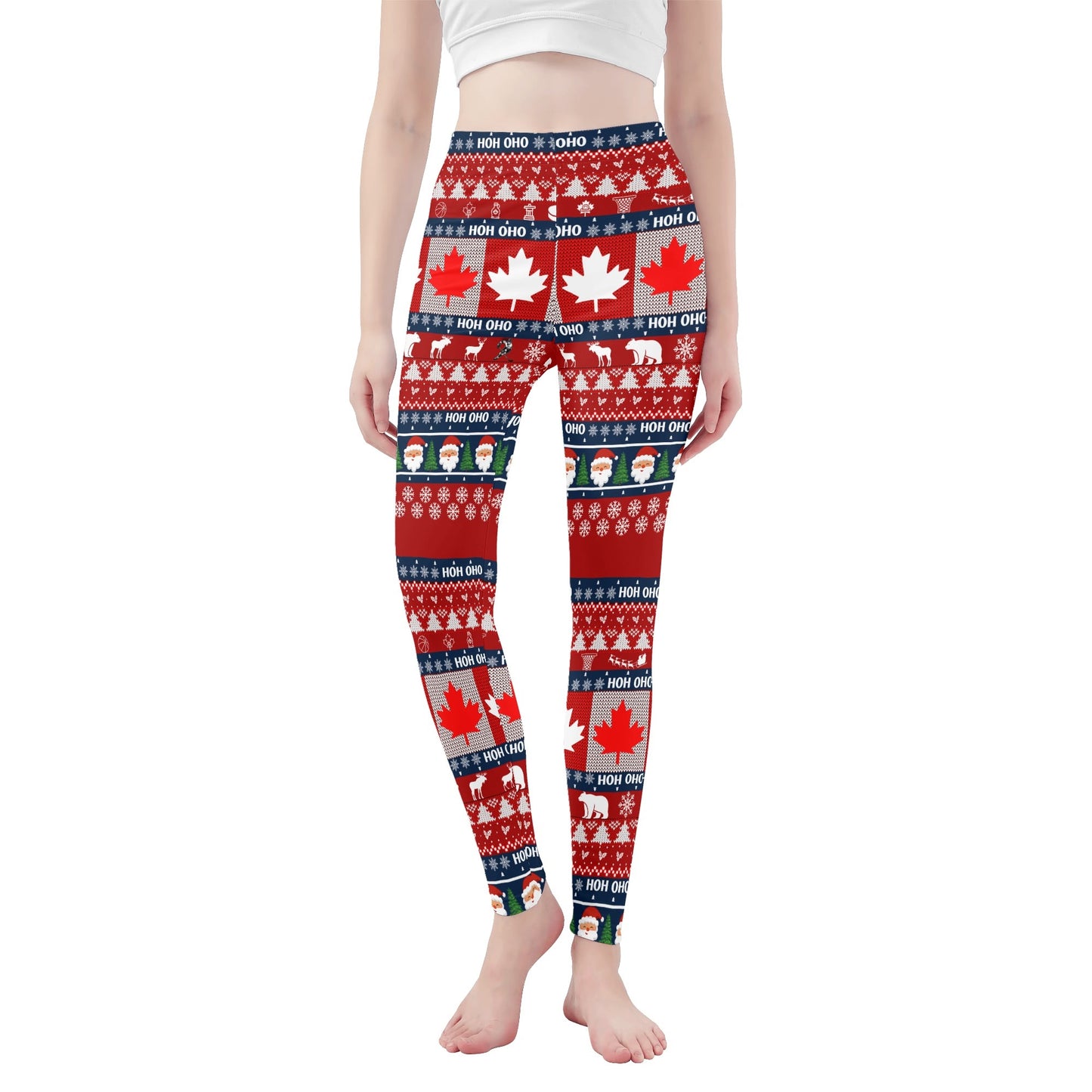 Canadiana Winter Soft Legging Yoga Pants For Women