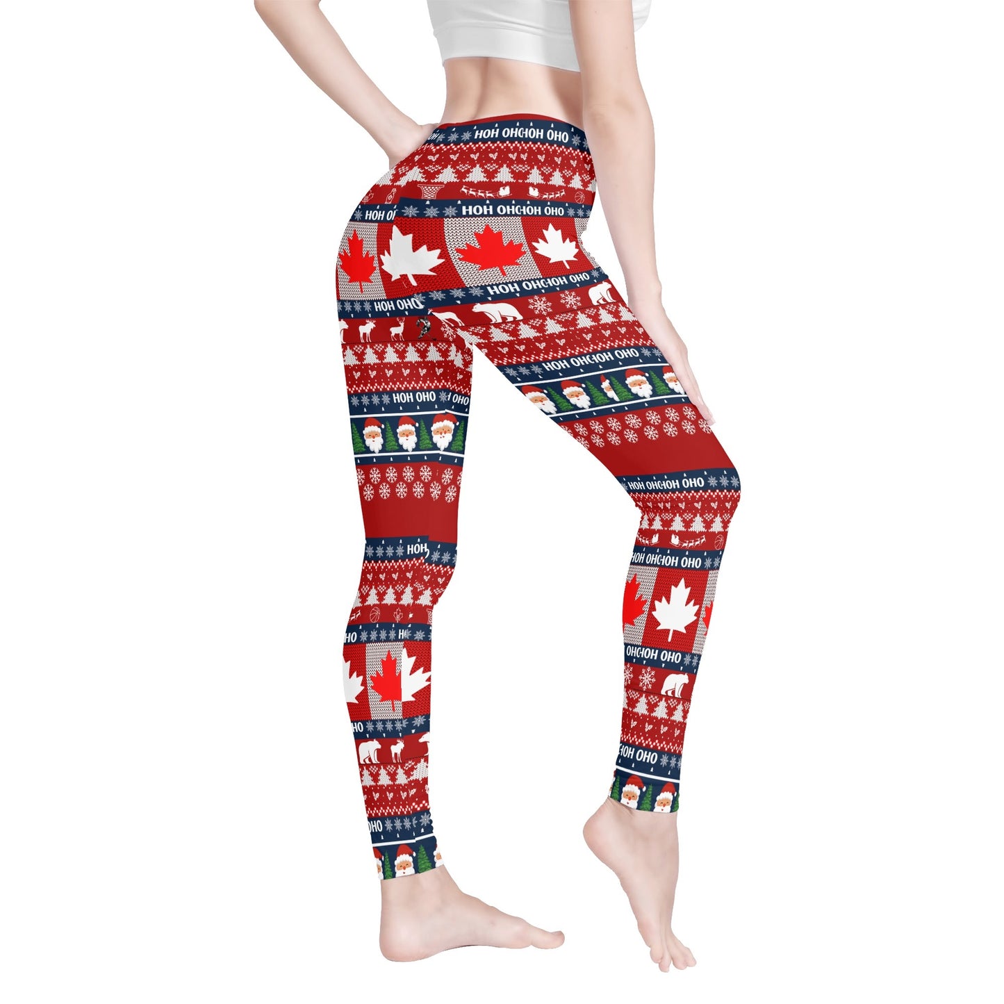 Canadiana Winter Soft Legging Yoga Pants For Women