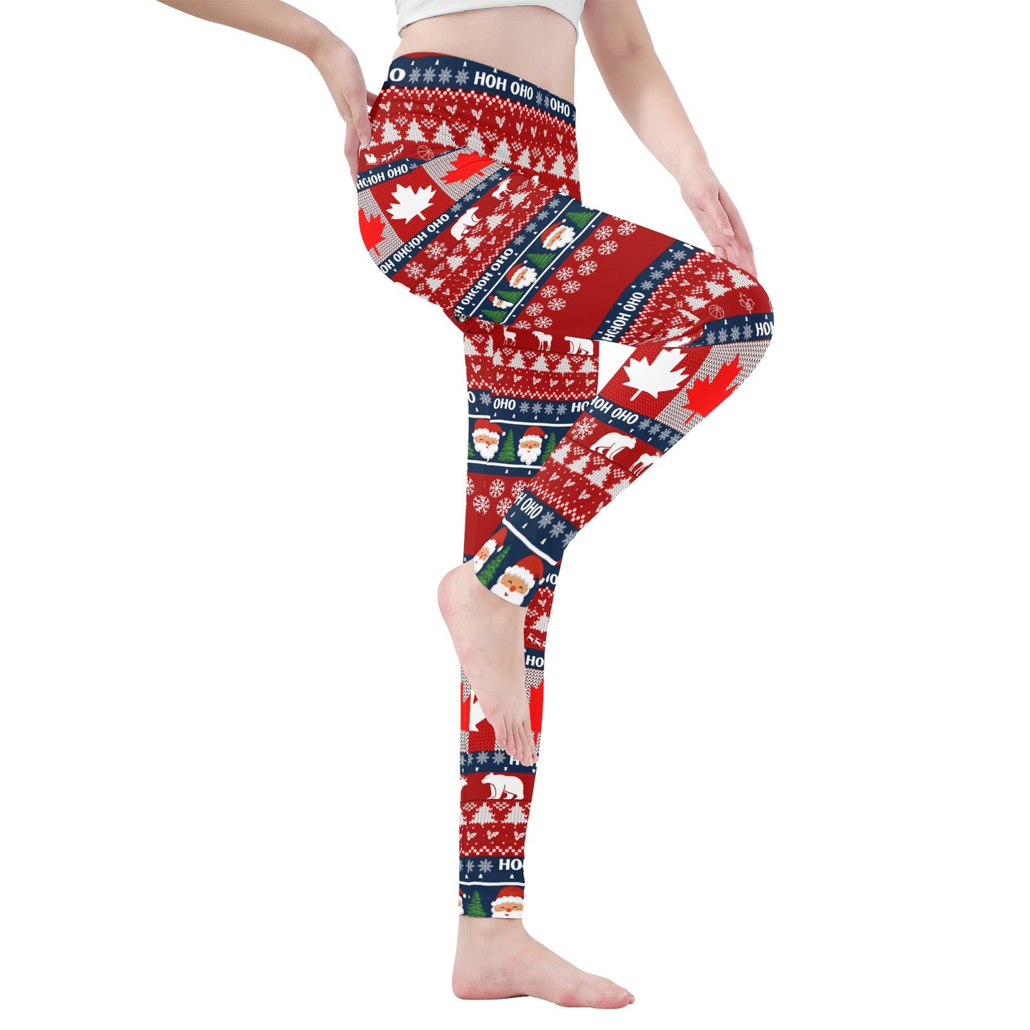 Canadiana Winter Soft Legging Yoga Pants For Women