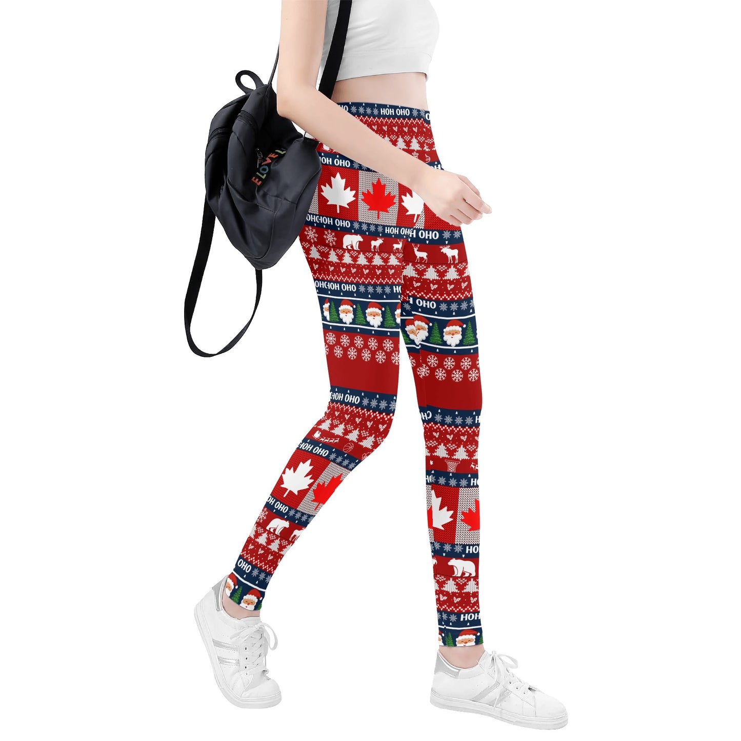 Canadiana Winter Soft Legging Yoga Pants For Women