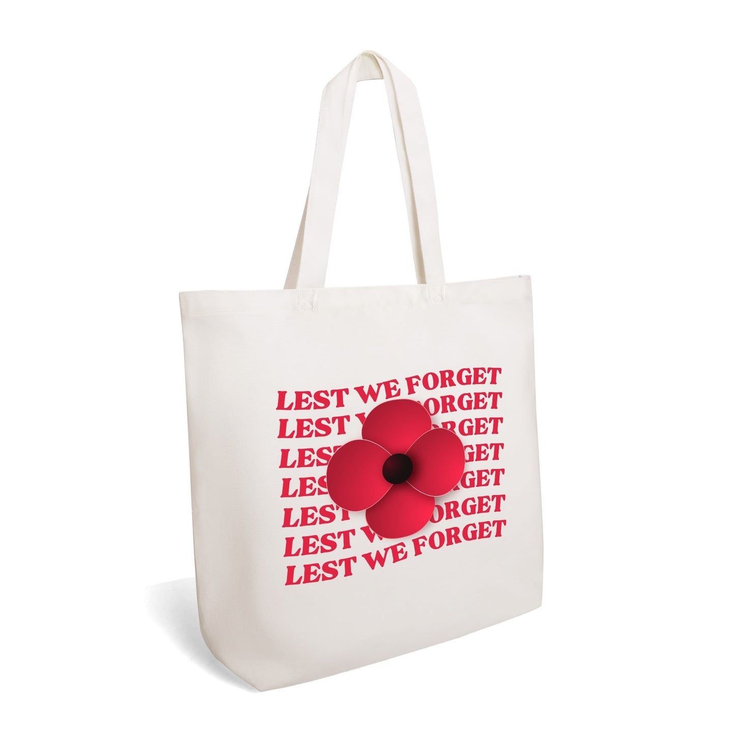 Remembrance Day 100% Cotton Tote Bag (Single-sided Print)