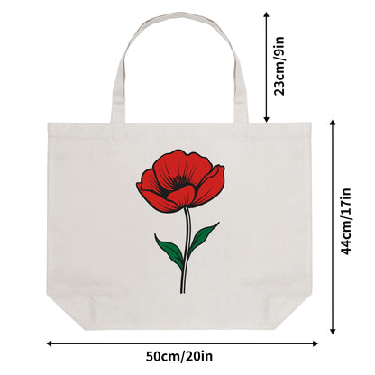 Remembrance Day 100% Cotton Tote Bag (Single-sided Print)