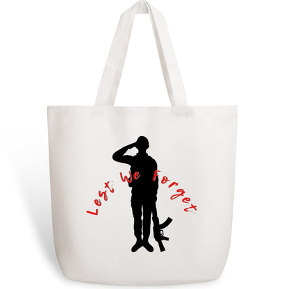 Remembrance Day 100% Cotton Tote Bag (Single-sided Print)