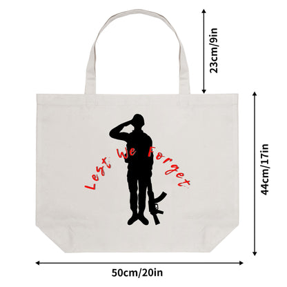 Remembrance Day 100% Cotton Tote Bag (Single-sided Print)