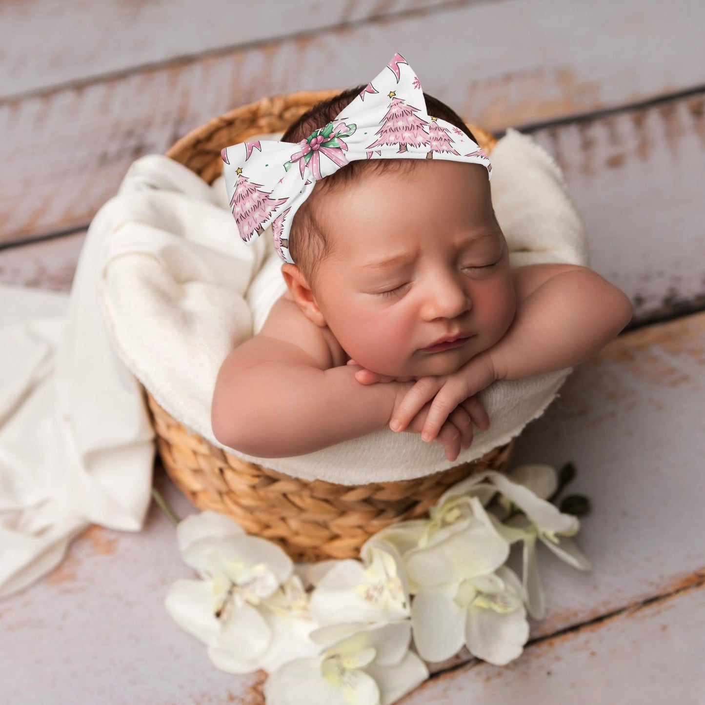 Unique Winter Themed Baby Bows Headband Hairband for Newborn Babies