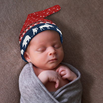 Unique Winter Themed Beanie Baby Hat Cap For Newborns 0-8 Months