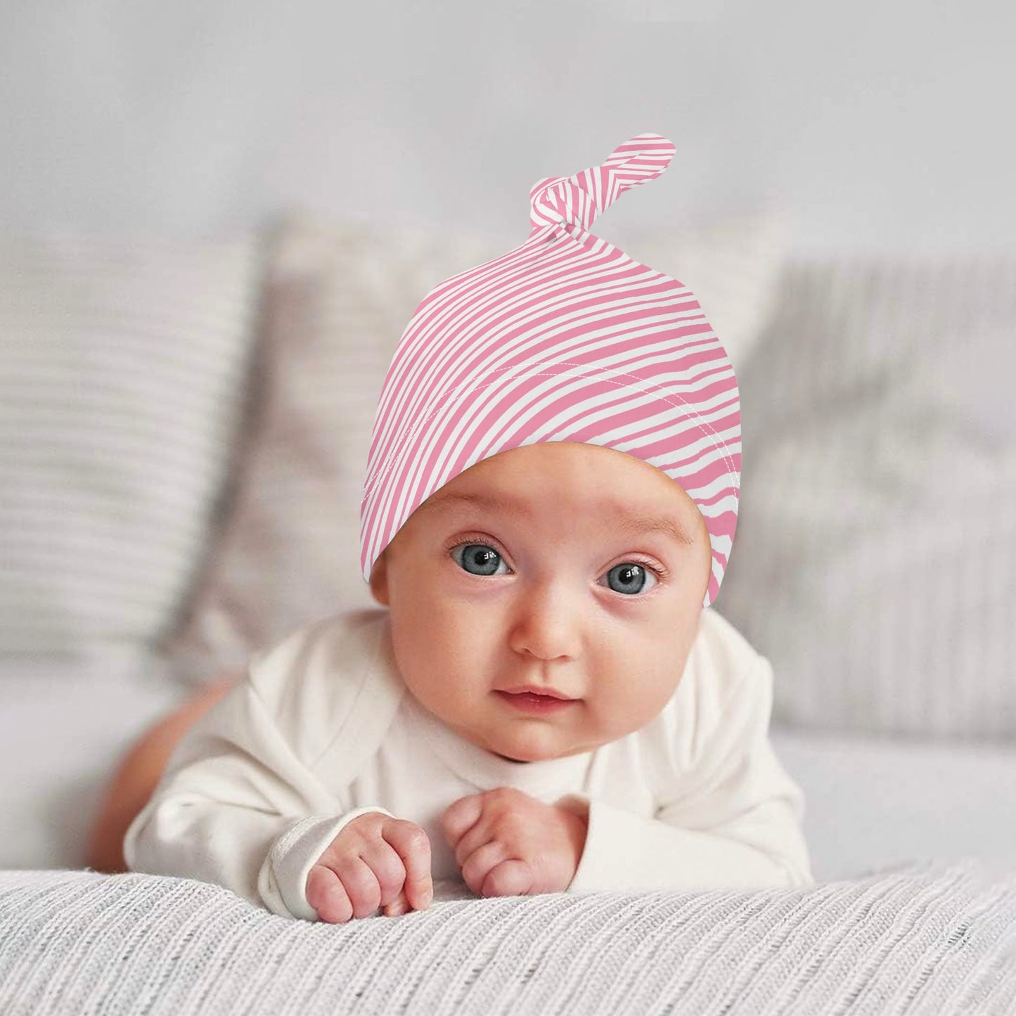 Unique Winter Themed Beanie Baby Hat Cap For Newborns 0-8 Months