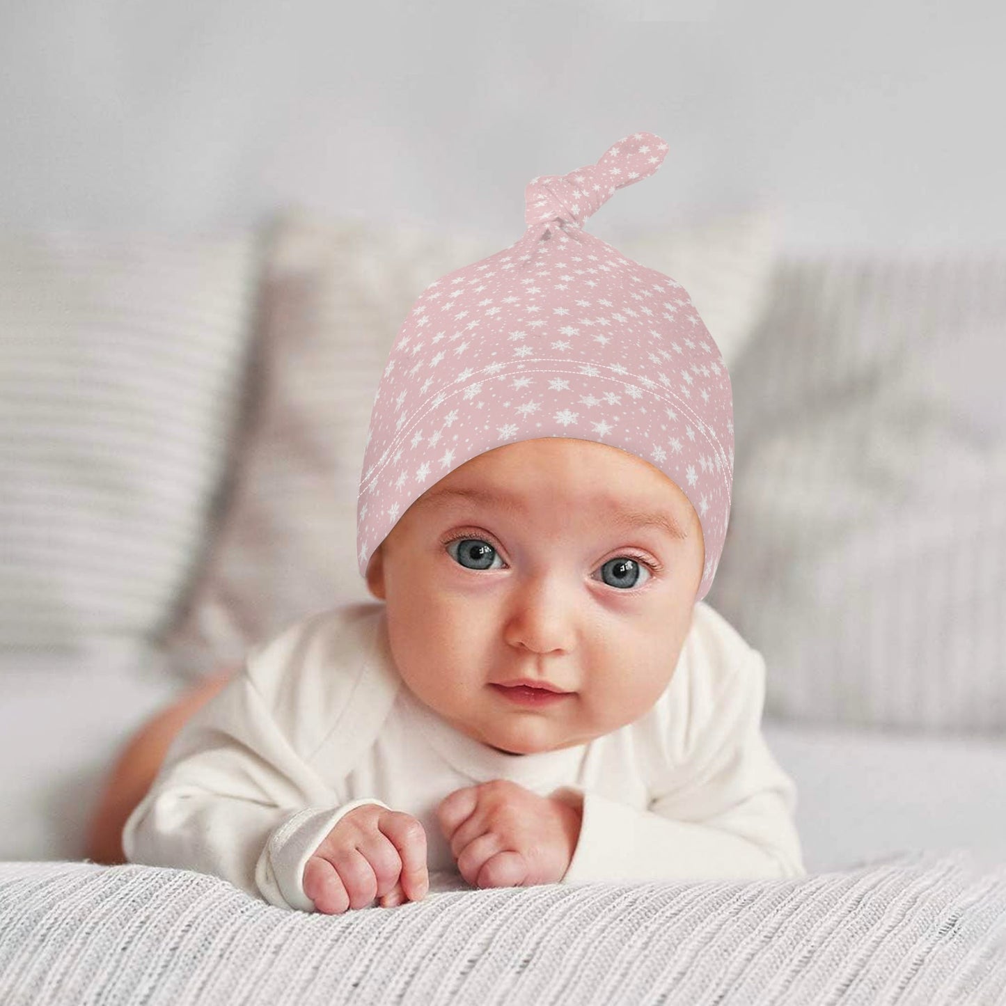 Unique Winter Themed Beanie Baby Hat Cap For Newborns 0-8 Months