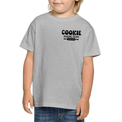 Official Cookie Tester - Kids 100% Soft Cotton Double Sided Print Cookie Baking Team Member T-Shirt