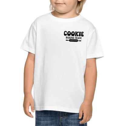 Official Cookie Tester - Kids 100% Soft Cotton Double Sided Print Cookie Baking Team Member T-Shirt