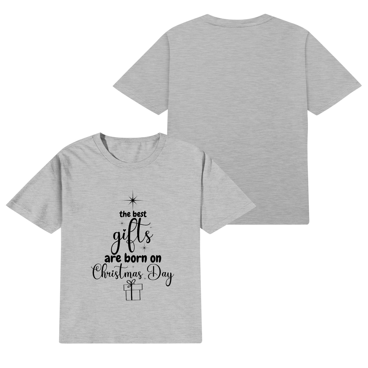 The Best Gifts Are Born On Christmas Day - Christmas Star - Kids 100% Soft Cotton T-Shirt