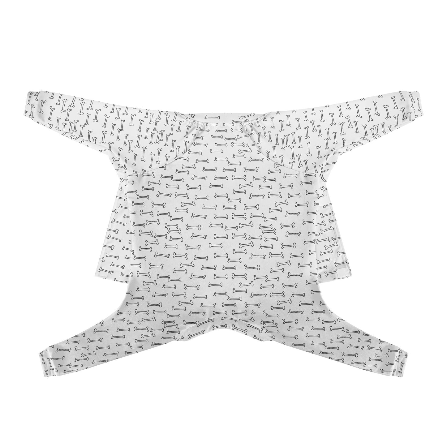 Minimalist Dog Pajamas – Cozy Pet Jammies with Stylish Bone Design