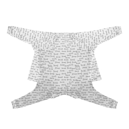 Minimalist Dog Pajamas – Cozy Pet Jammies with Stylish Bone Design