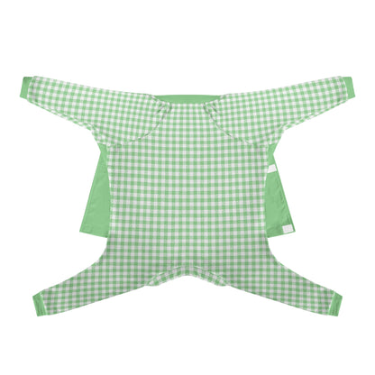 Gingham Plaid - Warm and Cozy Dog Pajamas – Stylish, Comfy Pet Clothes for Most Breeds