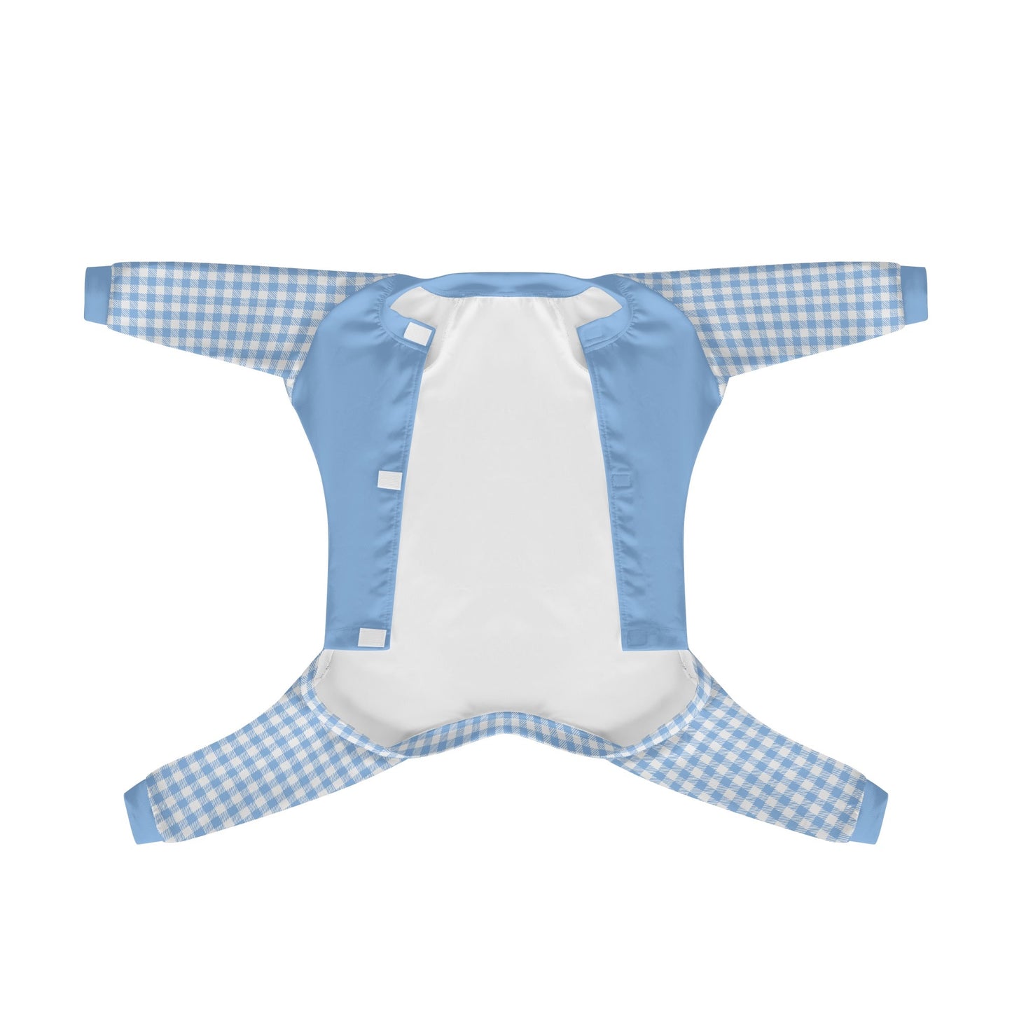 Gingham Plaid - Warm and Cozy Dog Pajamas – Stylish, Comfy Pet Clothes for Most Breeds