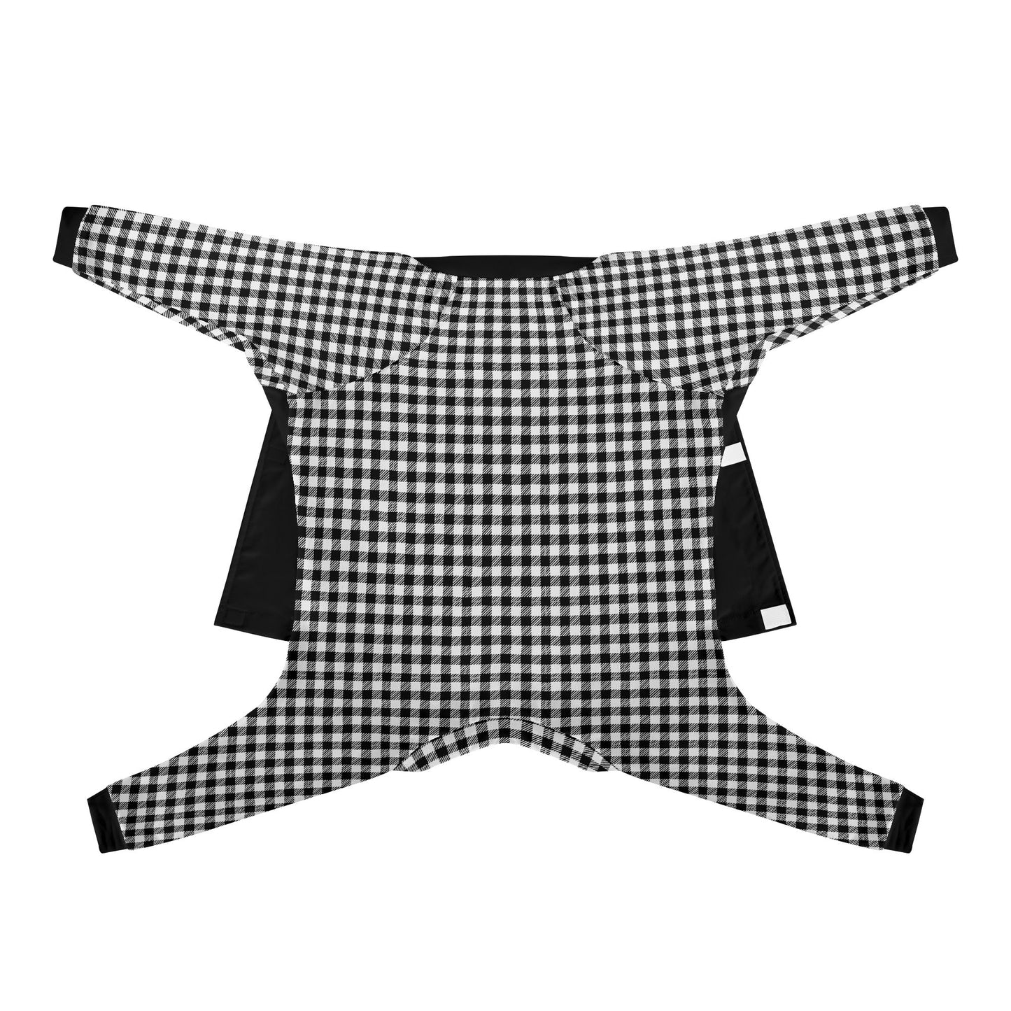 Gingham Plaid - Warm and Cozy Dog Pajamas – Stylish, Comfy Pet Clothes for Most Breeds