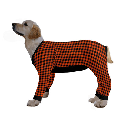 Buffalo Plaid - Warm and Cozy Dog Pajamas – Stylish, Comfy Pet Clothes for Most Breeds