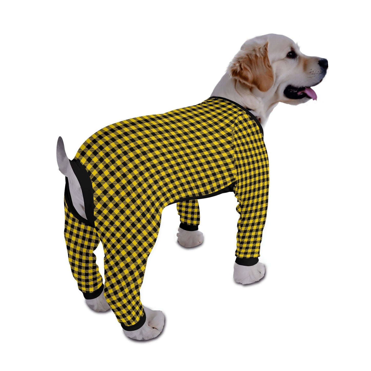 Buffalo Plaid - Warm and Cozy Dog Pajamas – Stylish, Comfy Pet Clothes for Most Breeds