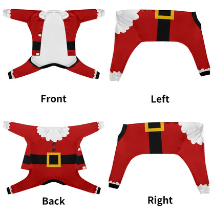 Santa Suit Dog Pajamas – Festive, Cozy, and Adorable