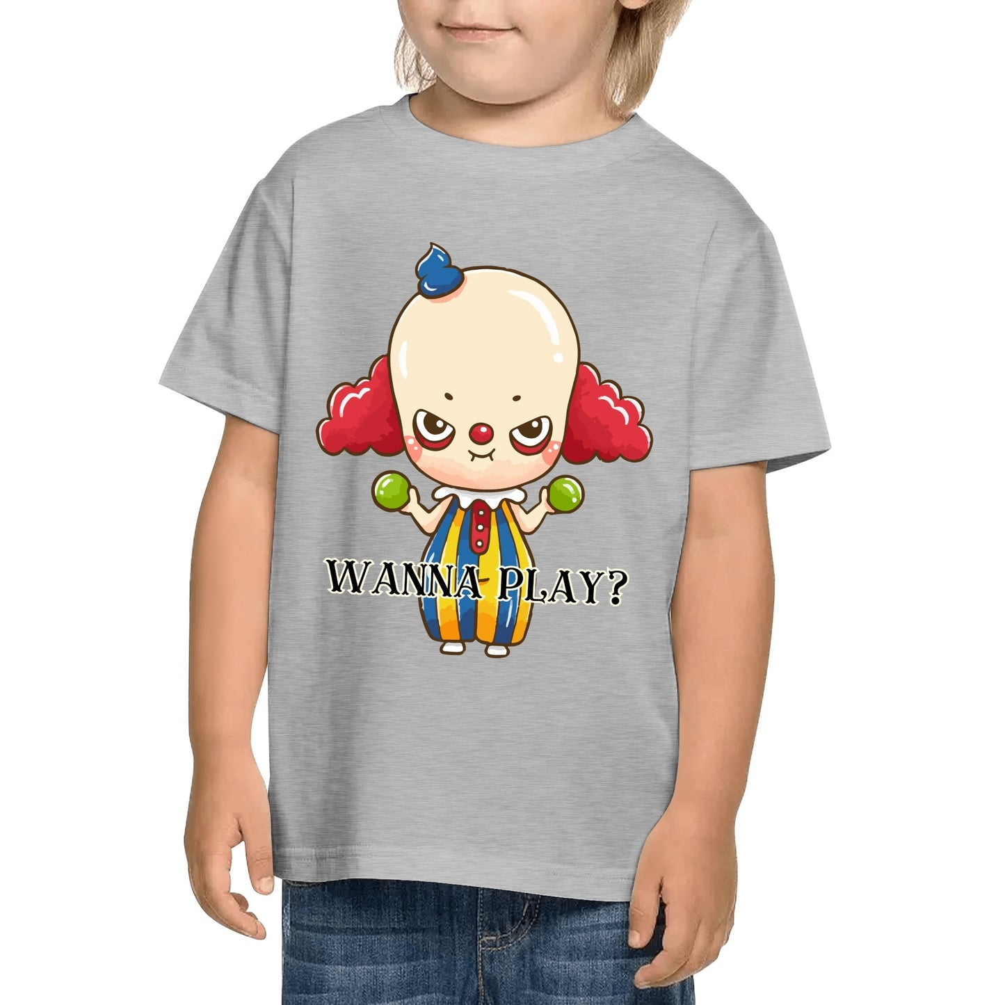 Wanna Play? - Kids100% Soft Cotton T-Shirt