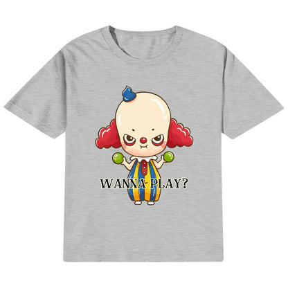 Wanna Play? - Kids100% Soft Cotton T-Shirt