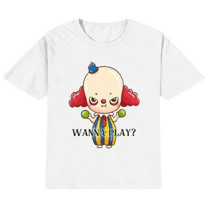 Wanna Play? - Kids100% Soft Cotton T-Shirt