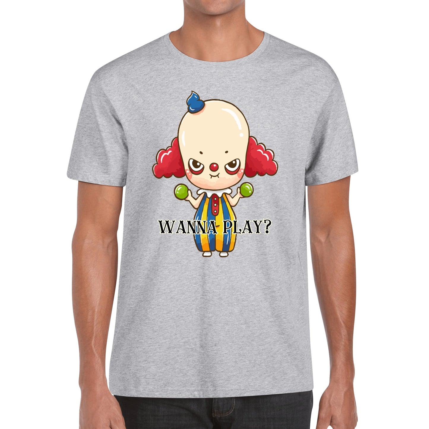 Wanna Play? - Mens 100% Soft Cotton T-Shirt