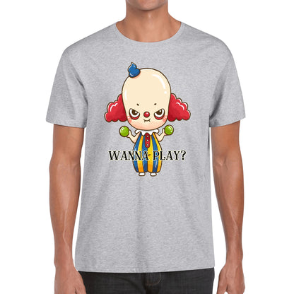 Wanna Play? - Mens 100% Soft Cotton T-Shirt