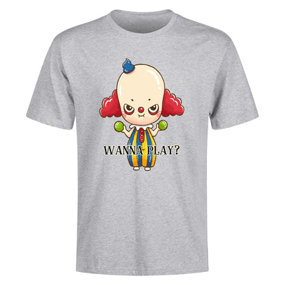 Wanna Play? - Mens 100% Soft Cotton T-Shirt