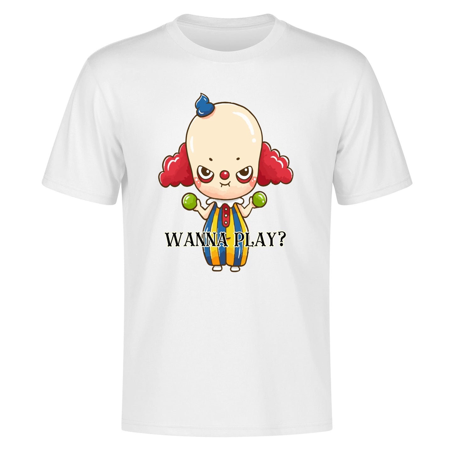 Wanna Play? - Mens 100% Soft Cotton T-Shirt