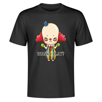 Wanna Play? - Mens 100% Soft Cotton T-Shirt