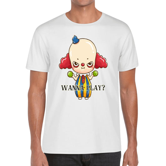 Wanna Play? - Mens 100% Soft Cotton T-Shirt