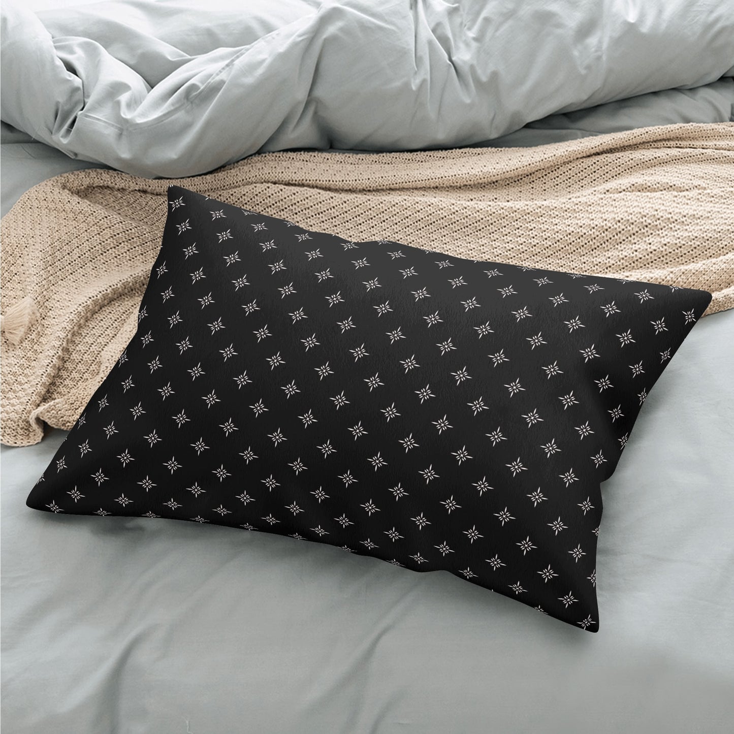 Christmas Stars - Soft Polyester Fleece Rectangular Pillowcase – Stylish, Comfortable, and Durable