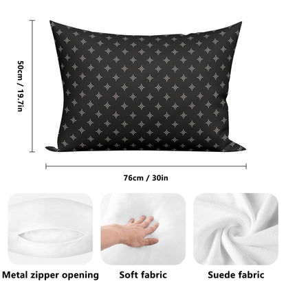 Christmas Stars - Soft Polyester Fleece Rectangular Pillowcase – Stylish, Comfortable, and Durable