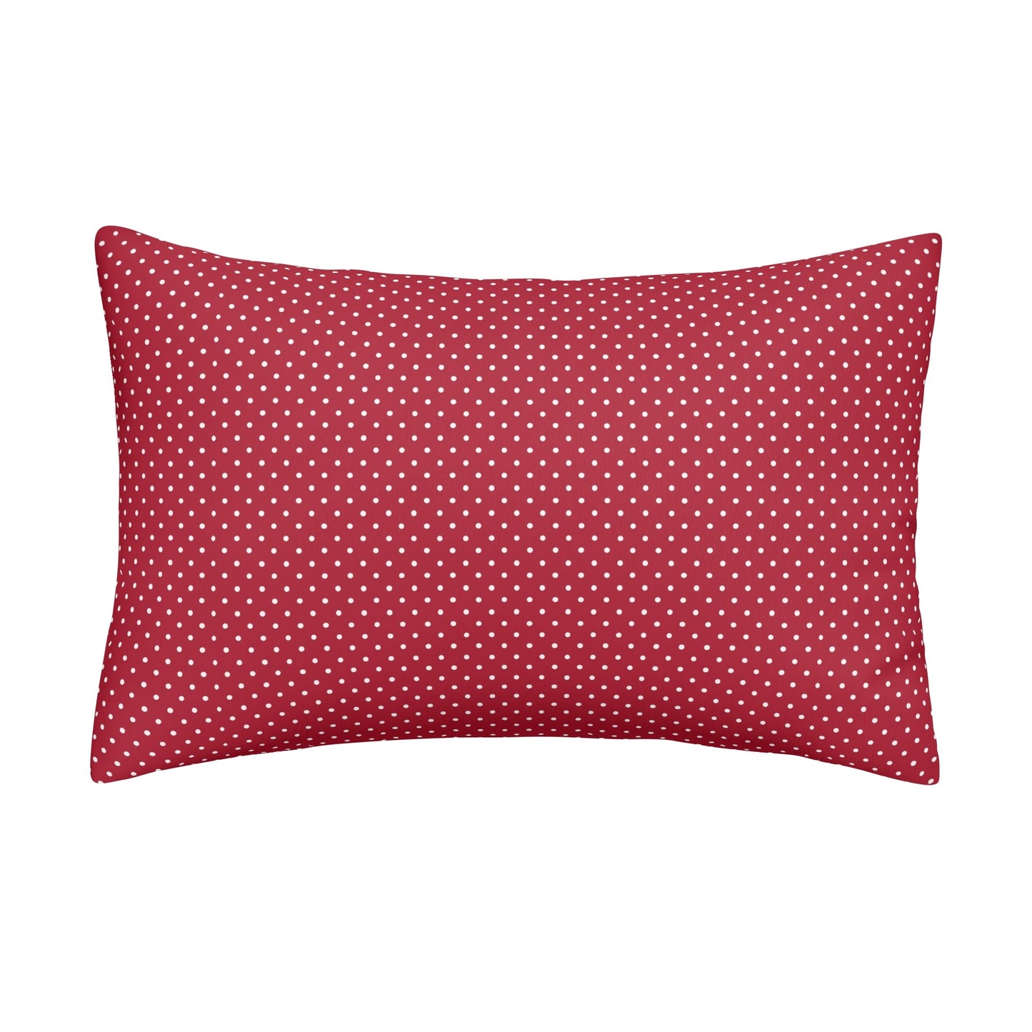 White Polka Dots - Soft Polyester Fleece Rectangular Pillowcase – Stylish, Comfortable, and Durable