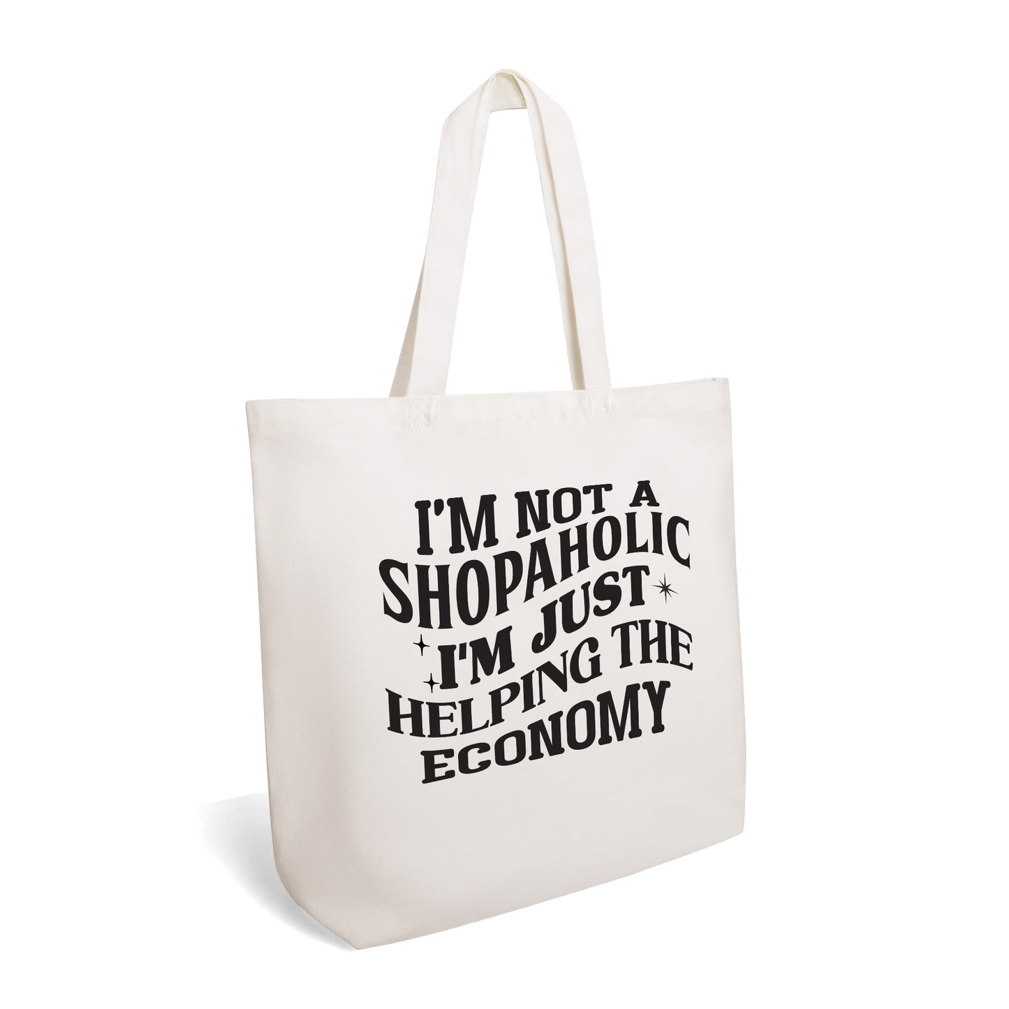 Funny 100% Cotton Tote Bag (Single-sided Print)