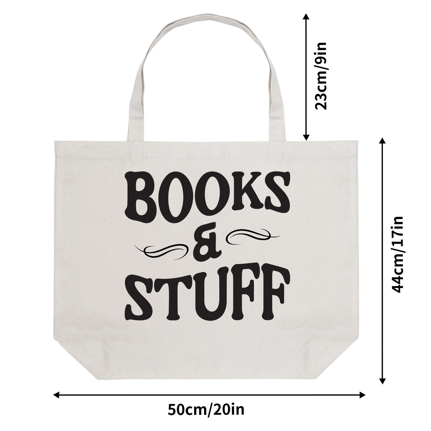 Funny 100% Cotton Tote Bag (Single-sided Print)