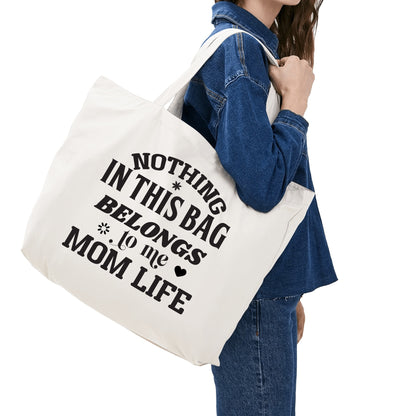 Funny 100% Cotton Tote Bag (Single-sided Print)