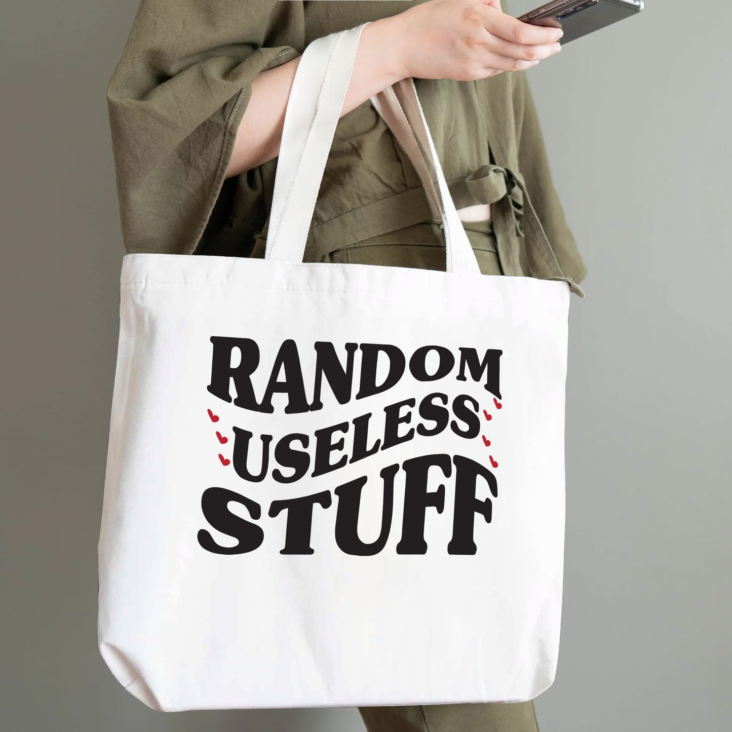 Funny 100% Cotton Tote Bag (Single-sided Print)