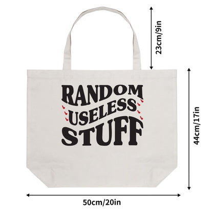 Funny 100% Cotton Tote Bag (Single-sided Print)