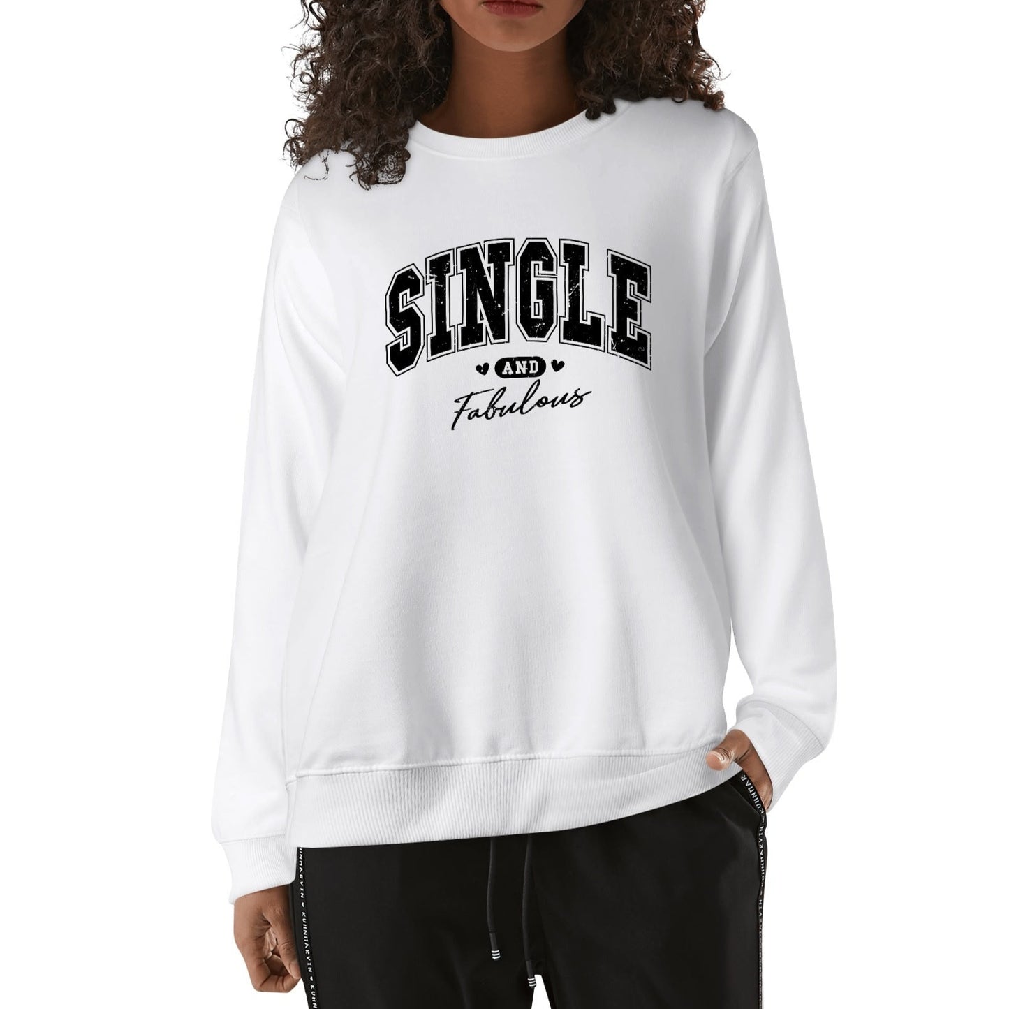 Single and Fabulous - Unisex 100% Soft Cotton Sweatshirt