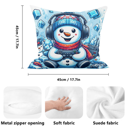 Gamer Fleece Pillow Case – (18x18 In)