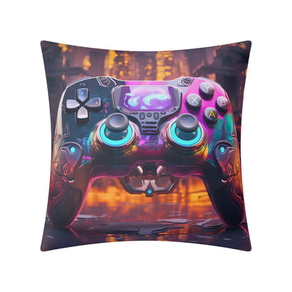 Gamer Fleece Pillow Case – (18x18 In)