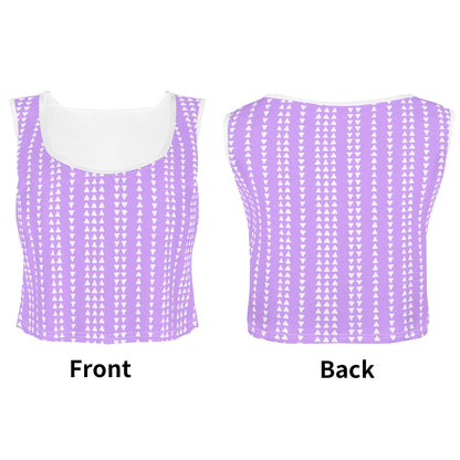 Gingham Girl Grunge Womens Summer Sleeveless Crop Tank Top – Soft, Lightweight, Versatile Fit (S-5XL)