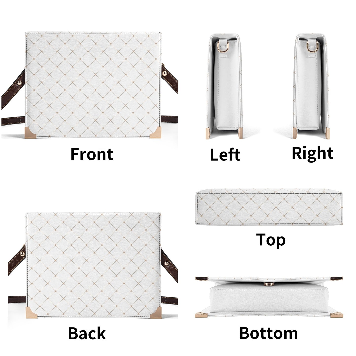 Diamond Pattern | Crossbody Bible Bag - Hands-Free Book Carrier