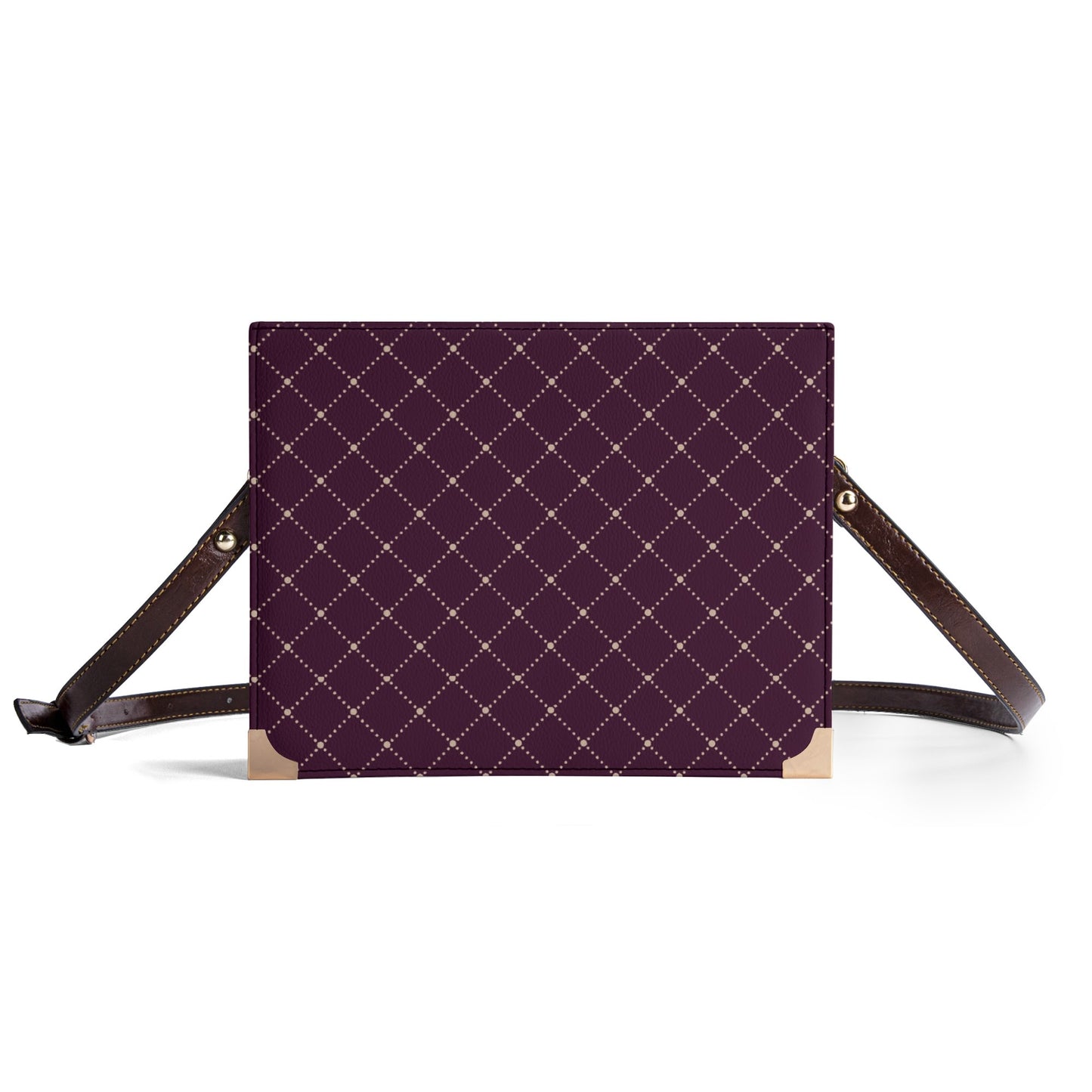 Diamond Pattern | Crossbody Bible Bag - Hands-Free Book Carrier